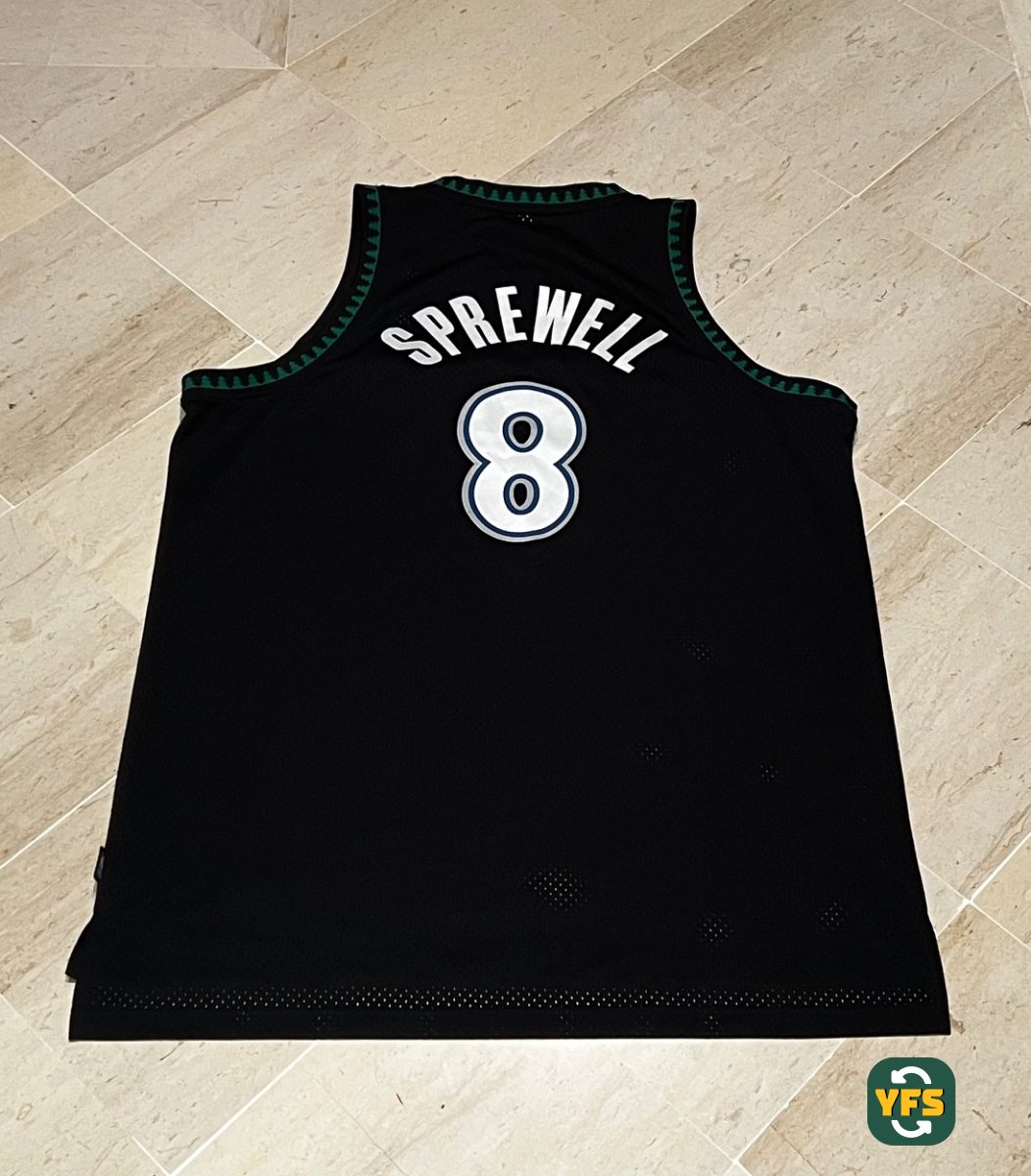 Minnesota timberwolves 2003-2004 Away Sprewell #8
