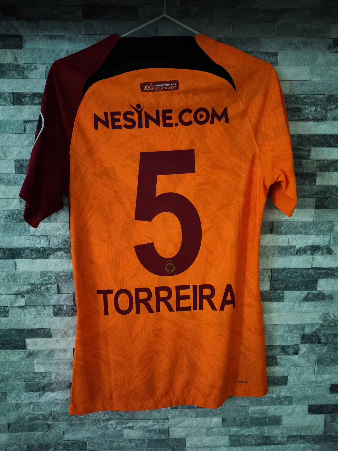 Galatasaray SK 2022-2023 Home Match Worn Nike - YourFootballShirt - Photo 1