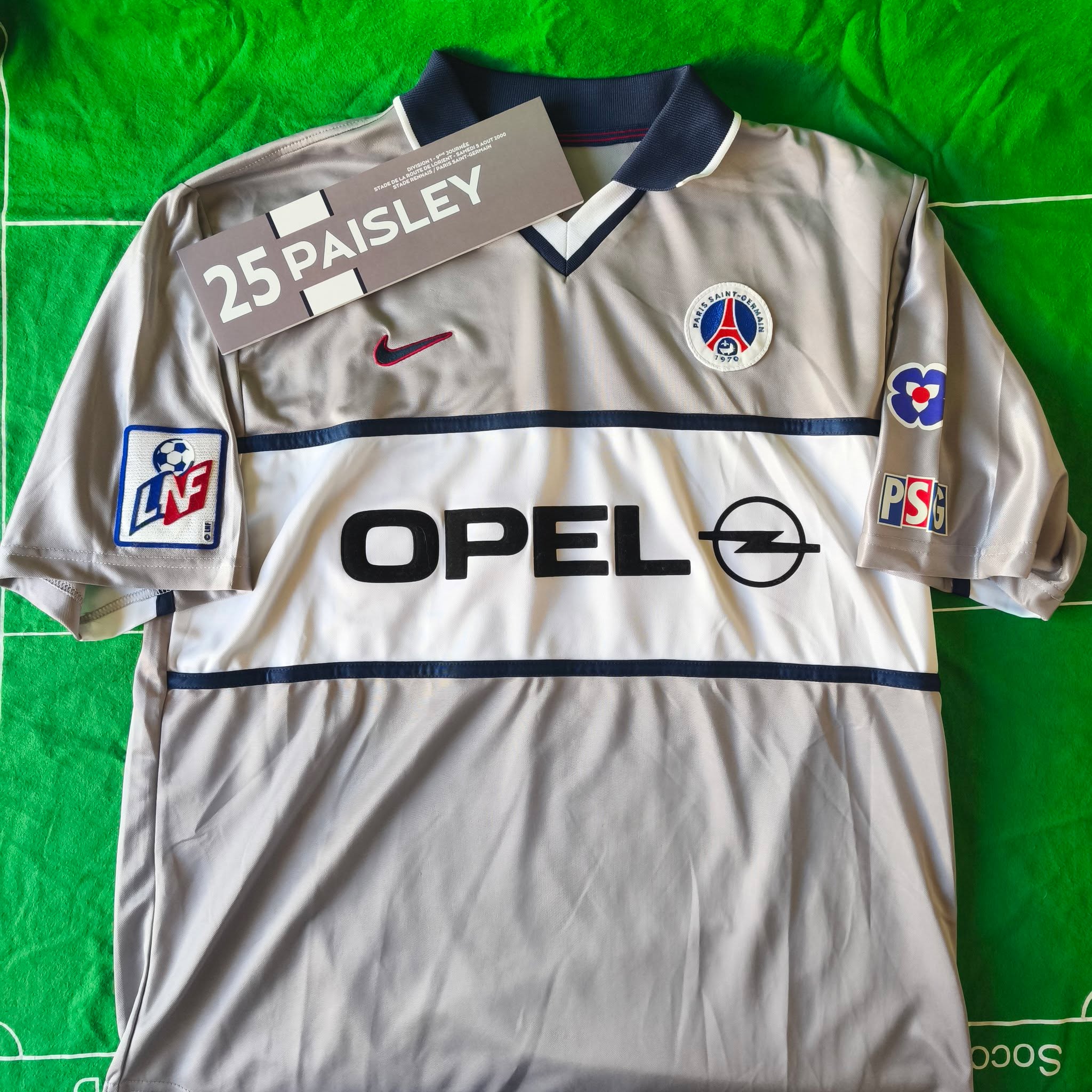 PSG 1999-2000 Away Issued Nike - YourFootballShirt - Photo 1