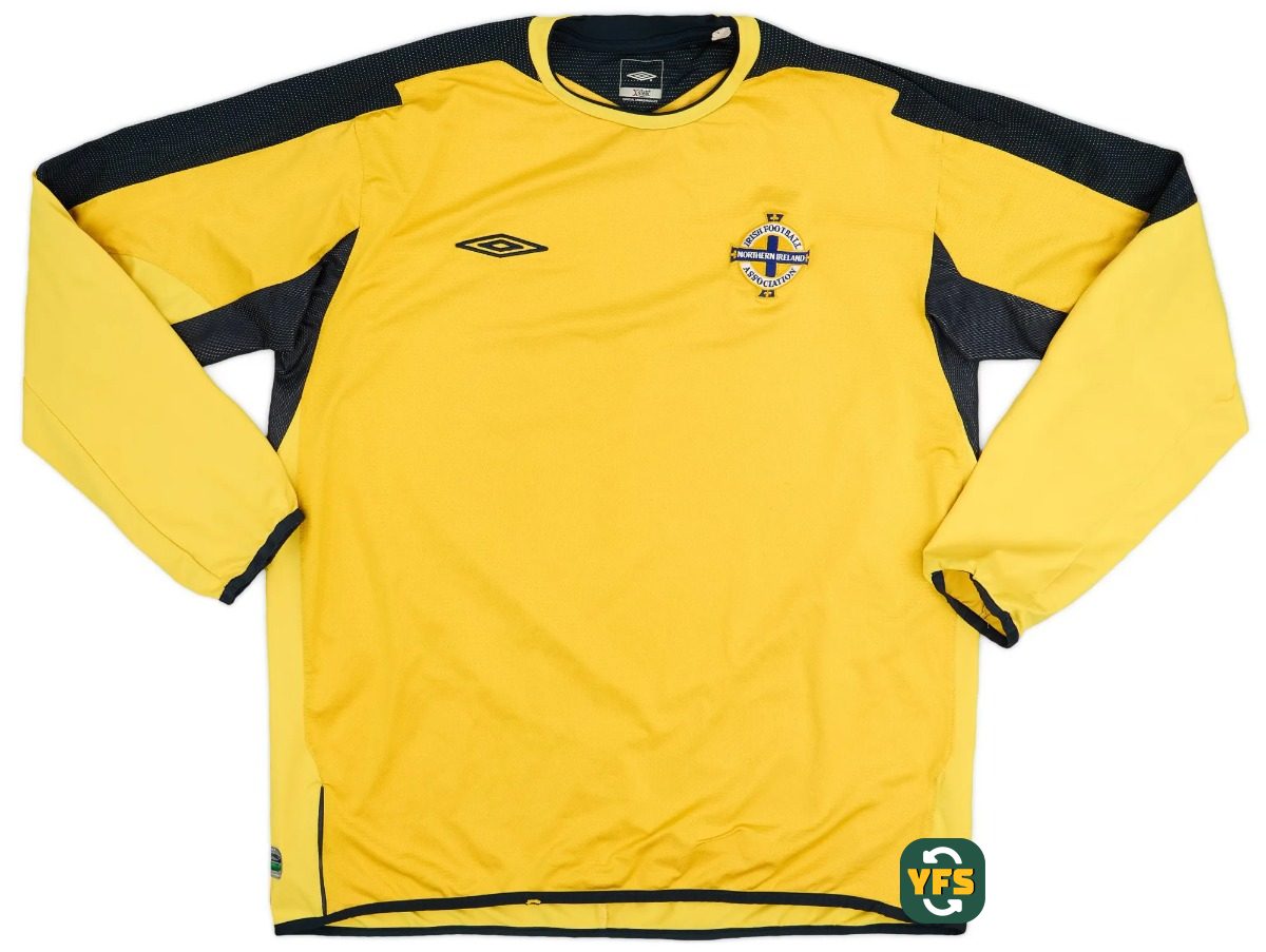 Northern Ireland 2003-2004 Goalkeeper Store Version Umbro - YourFootballShirt