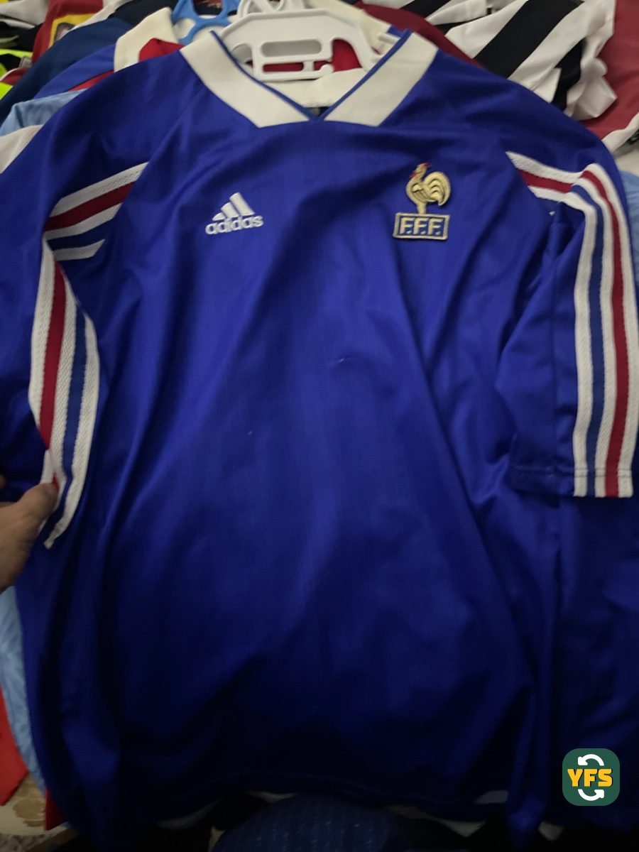 France 1998-1999 Home Issued Adidas - YourFootballShirt - Photo 1