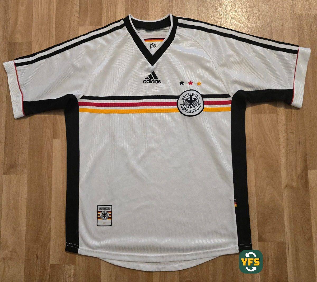 Germany 1998-1999 Home Store Version Adidas - YourFootballShirt - Photo 1