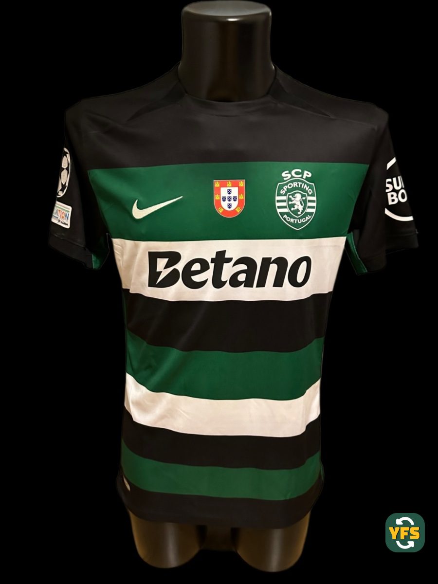 Sporting Clube Portugal 2024-2025 Home Match Worn Nike - YourFootballShirt - Photo 1