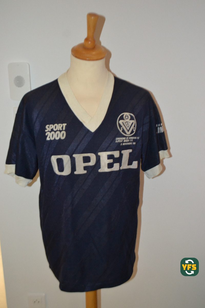 Girondins de Bordeaux 1988-1989 Home Match Worn autre - YourFootballShirt - Photo 1