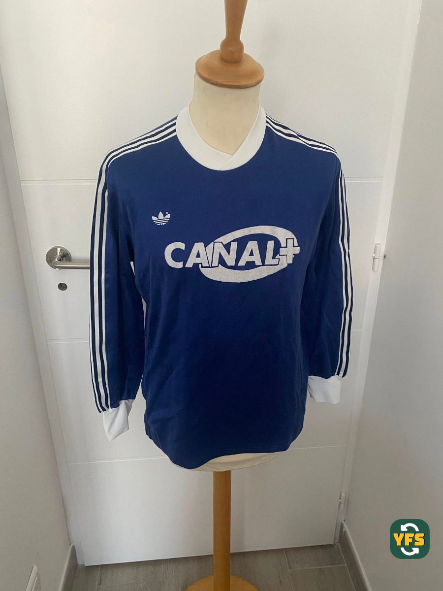 Girondins de Bordeaux 1989-1990 Home Match Worn Adidas - YourFootballShirt - Photo 1