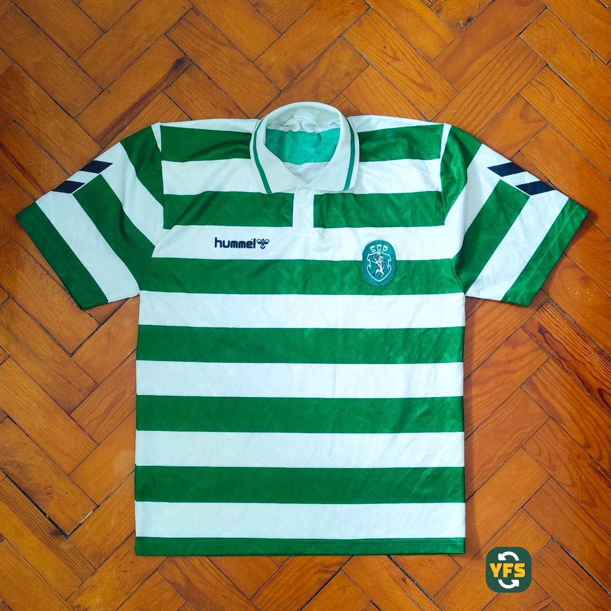 Sporting Clube Portugal 1989-1990 Home Hummel - YourFootballShirt - Photo 1