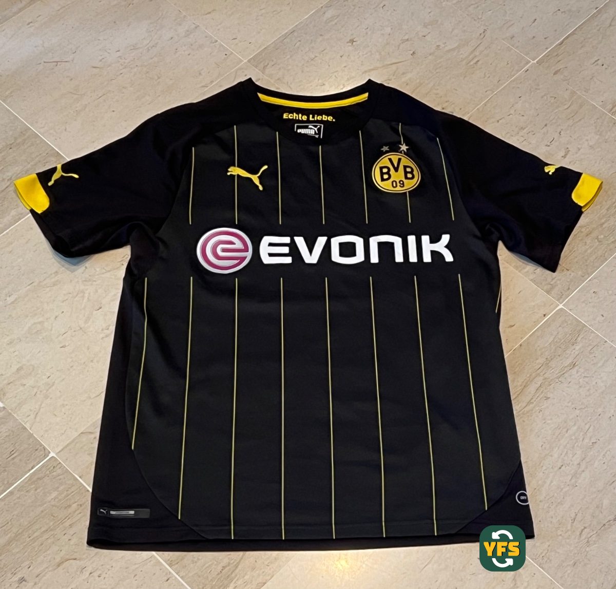 Borussia Dortmund 2014-2015 Away Store Version Puma - YourFootballShirt - Photo 1