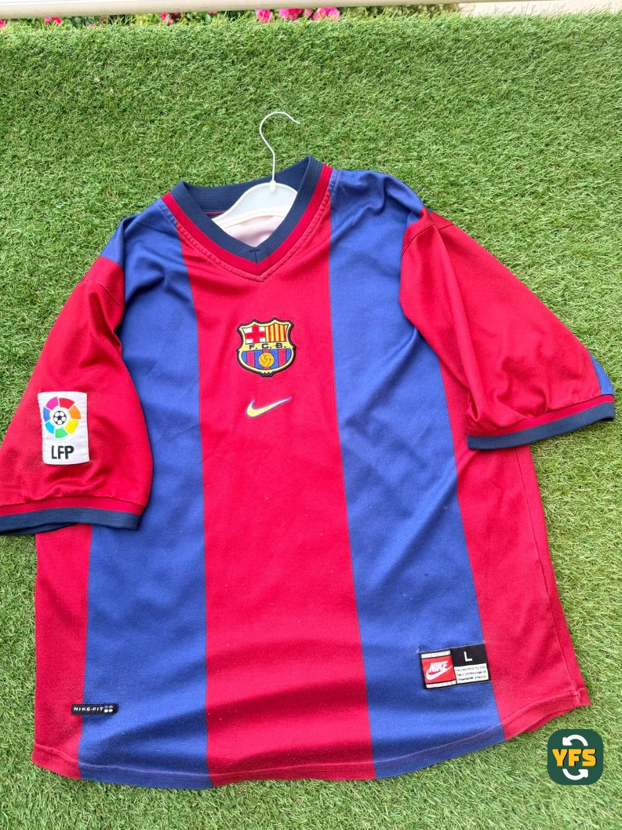 FC Barcelona 1998-1999 Home Store Version Nike - YourFootballShirt - Photo 1