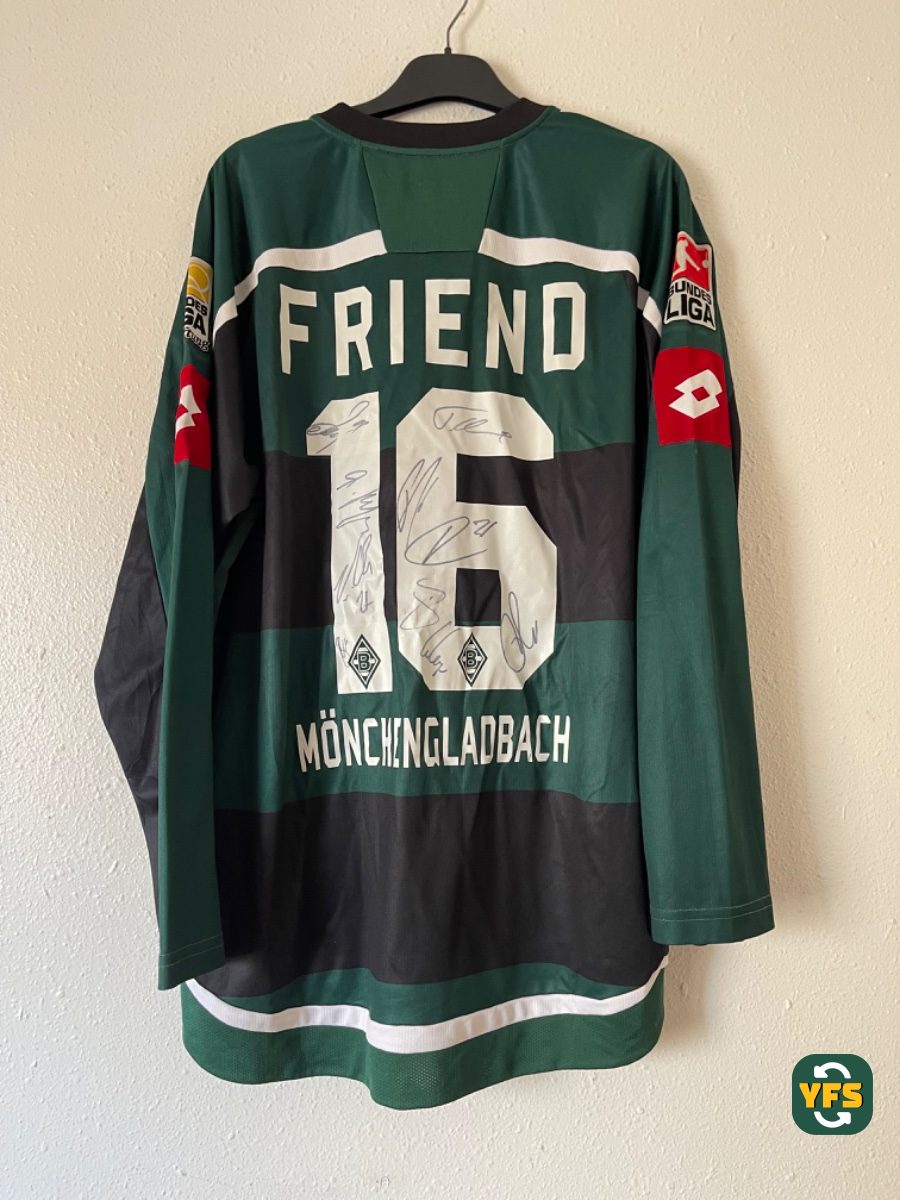 Borussia Mönchengladbach 2010-2011 Away Match Worn Lotto - YourFootballShirt - Photo 1