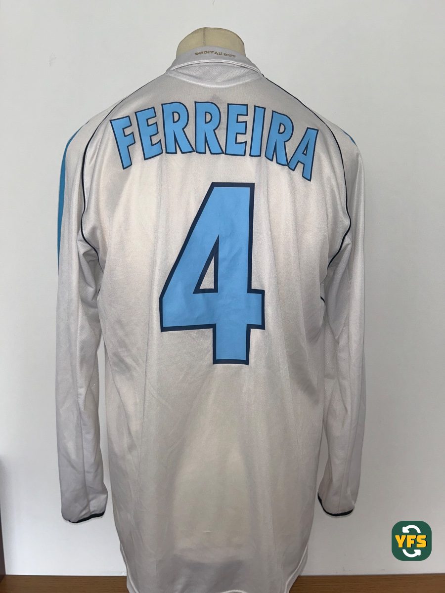 Olympique Marseille 2005-2006 Home Match Worn Adidas - YourFootballShirt - Photo 1