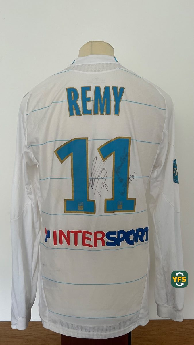 Olympique Marseille 2010-2011 Home Match Worn Adidas - YourFootballShirt - Photo 1