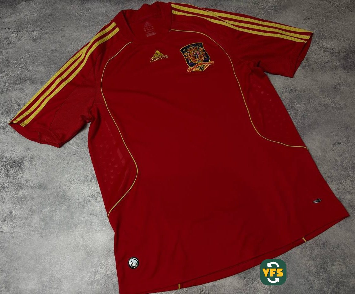 Spain 2007-2008 Home Store Version Adidas - YourFootballShirt - Photo 1