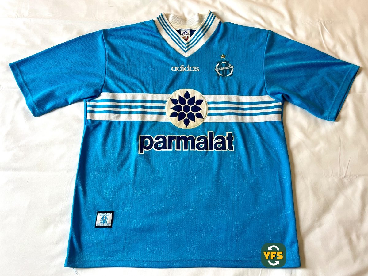 Olympique Marseille 1996-1997 Away Store Version Adidas - YourFootballShirt - Photo 1