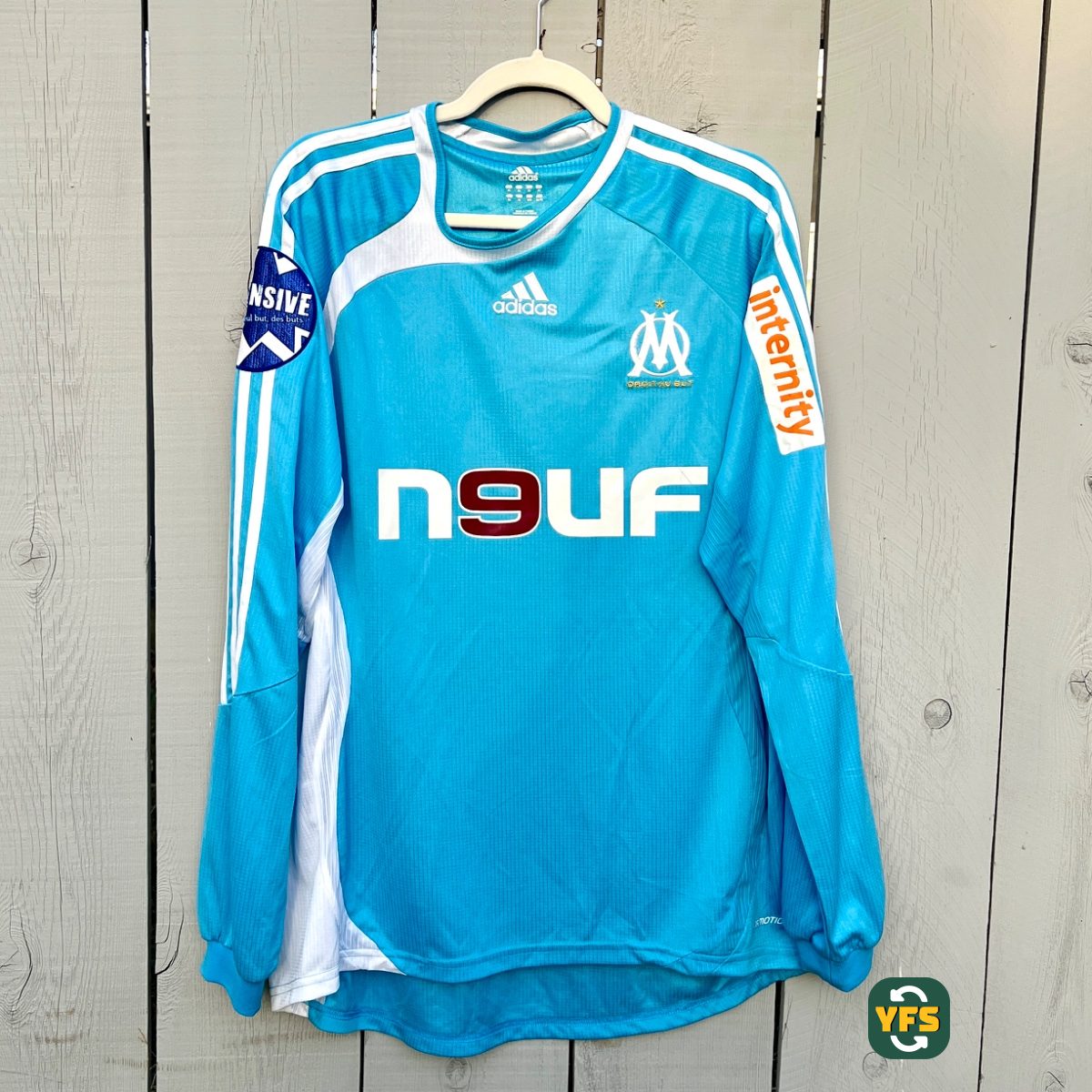 Olympique Marseille 2006-2007 Away Djibril Cisse #9