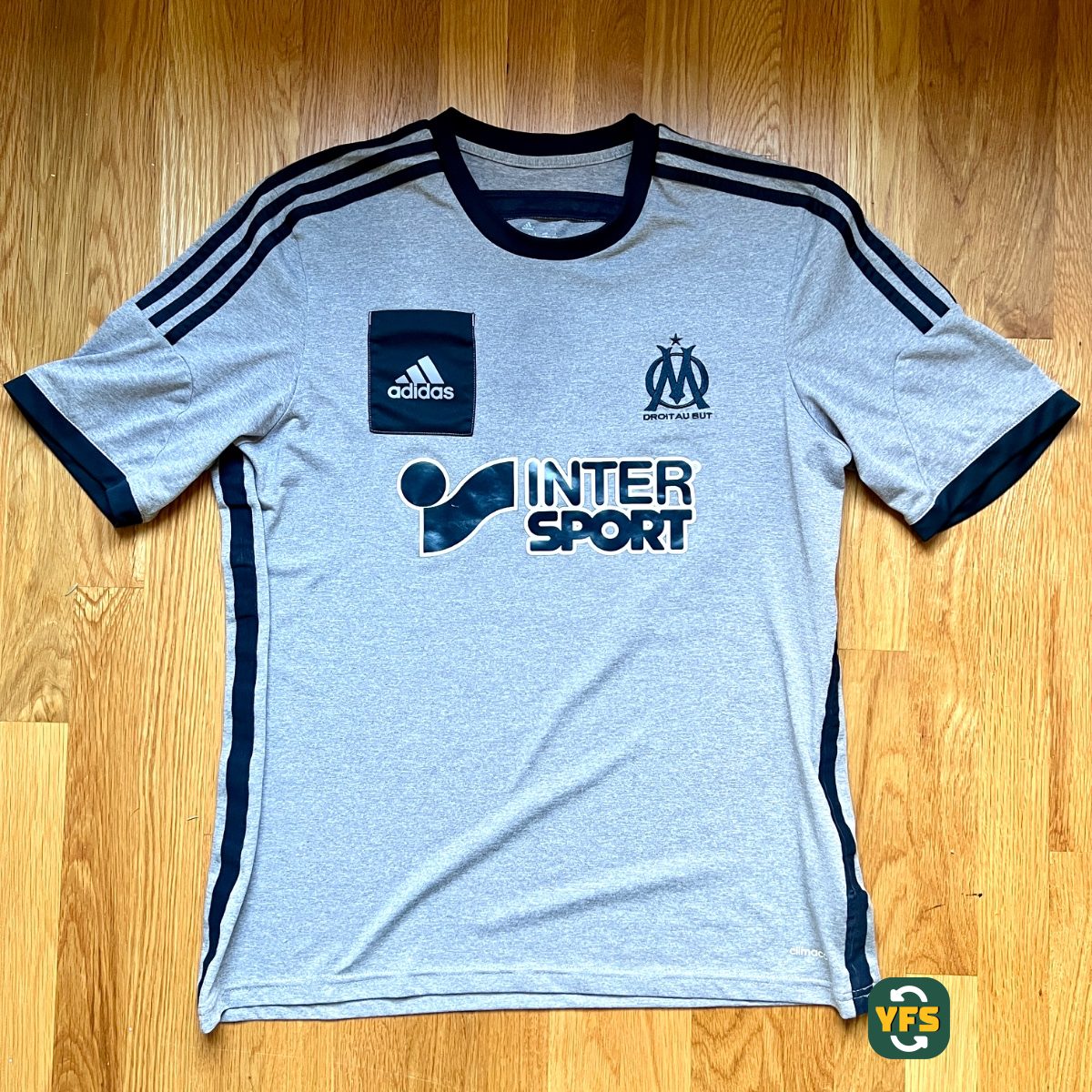 Olympique Marseille 2014-2015 Away Store Version Adidas - YourFootballShirt - Photo 1