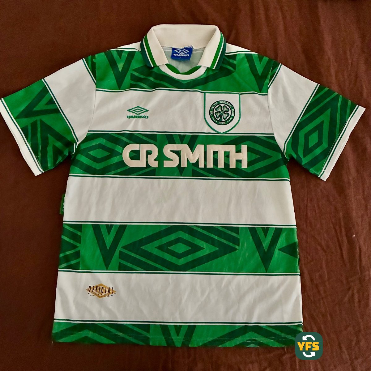 Celtic FC 1993-1994 Home Store Version Umbro - YourFootballShirt - Photo 1
