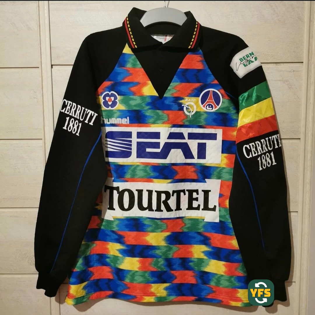 PSG 1994-1995 Home Match Worn Hummel - YourFootballShirt - Photo 1