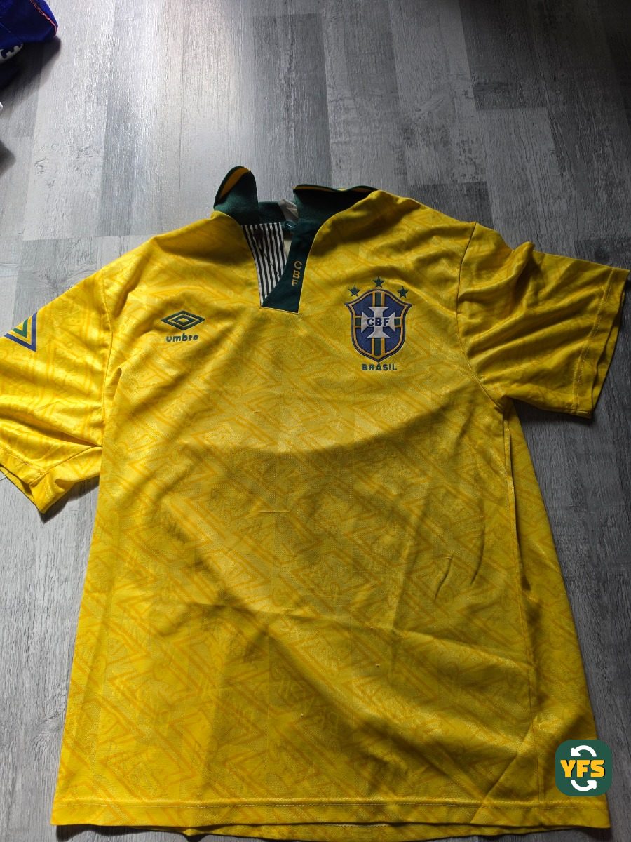Brazil 1991-1992 Home Store Version Umbro - YourFootballShirt