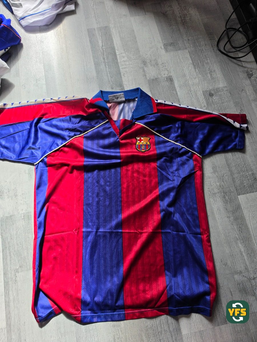 FC Barcelona 1992-1993 Home Da Roger's - YourFootballShirt