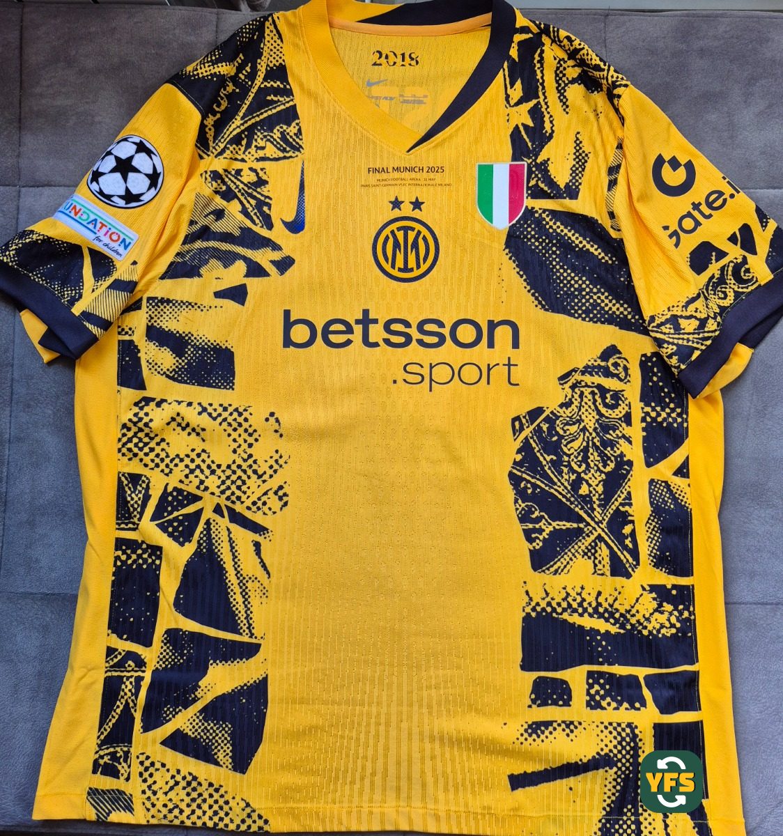 Inter Milan 2024-2025 Third Pro Version Nike Bastoni - YourFootballShirt - Photo 1
