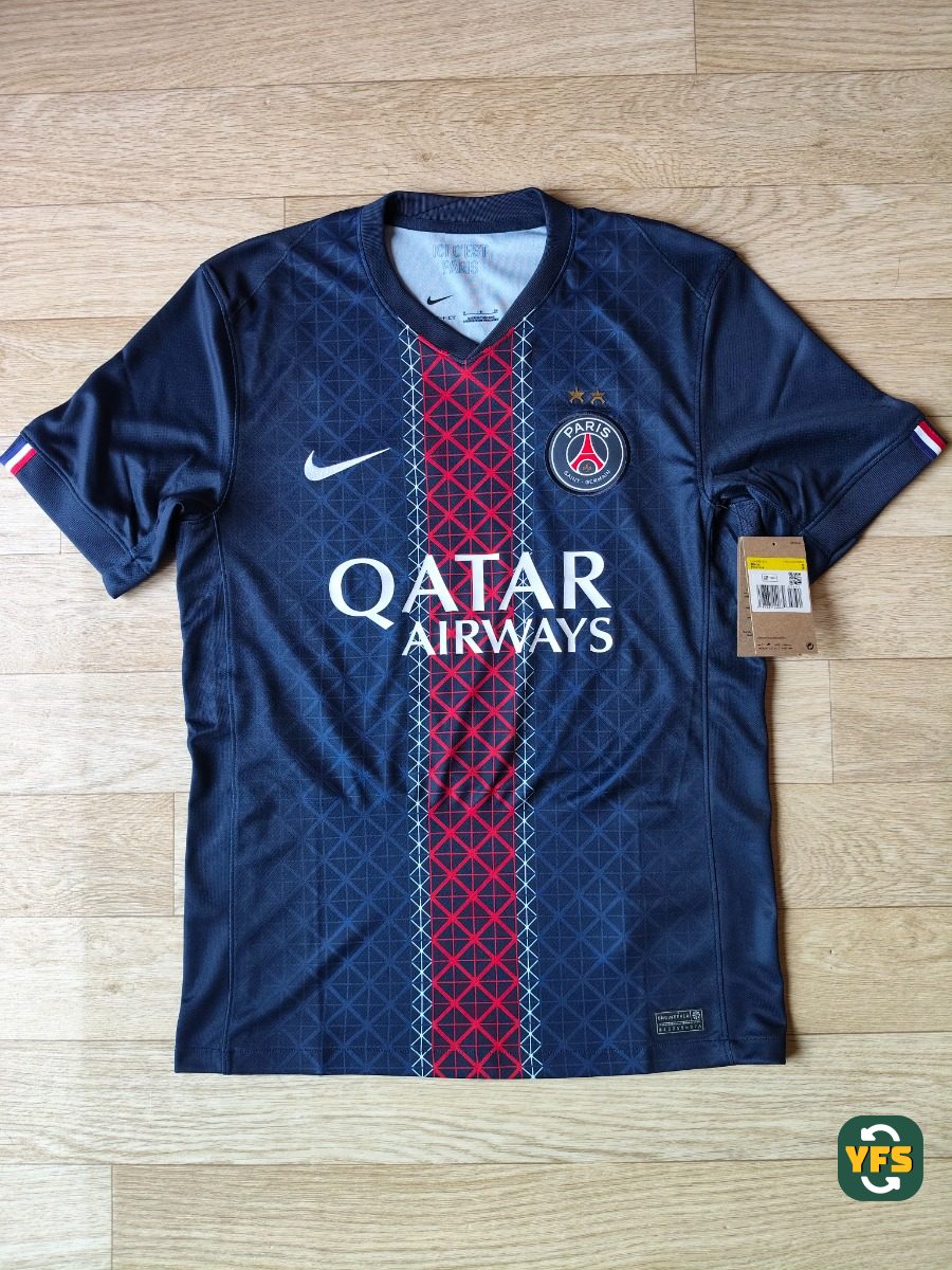 PSG 2025-2026 Home Store Version Nike Back 2 back - YourFootballShirt - Photo 1