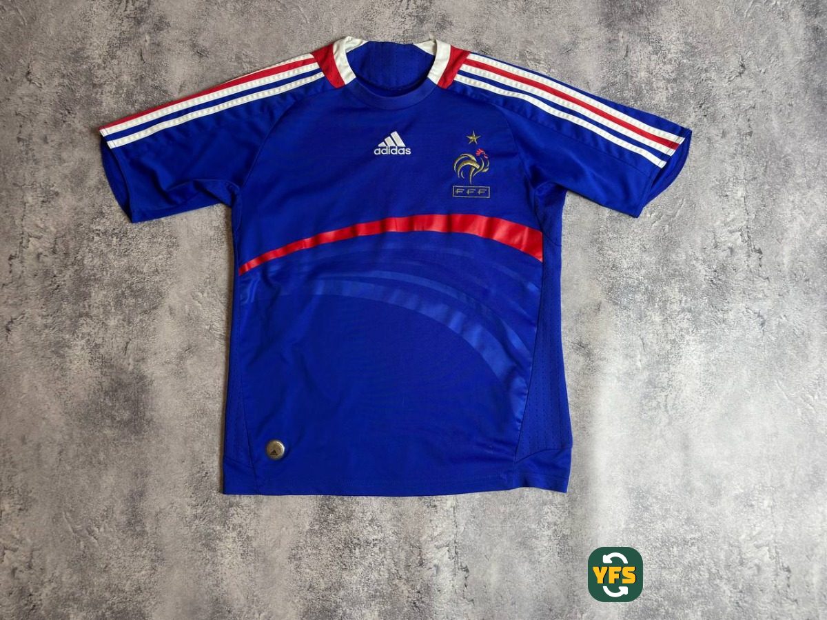 France 2007-2008 Home Store Version Adidas - YourFootballShirt - Photo 1