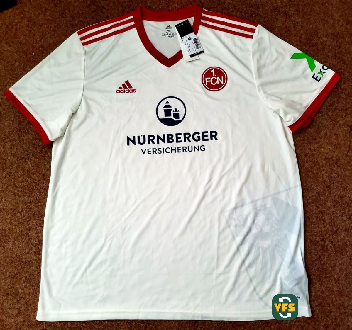 Nuremberg 2021-2022 Away Store Version Adidas - YourFootballShirt - Photo 1