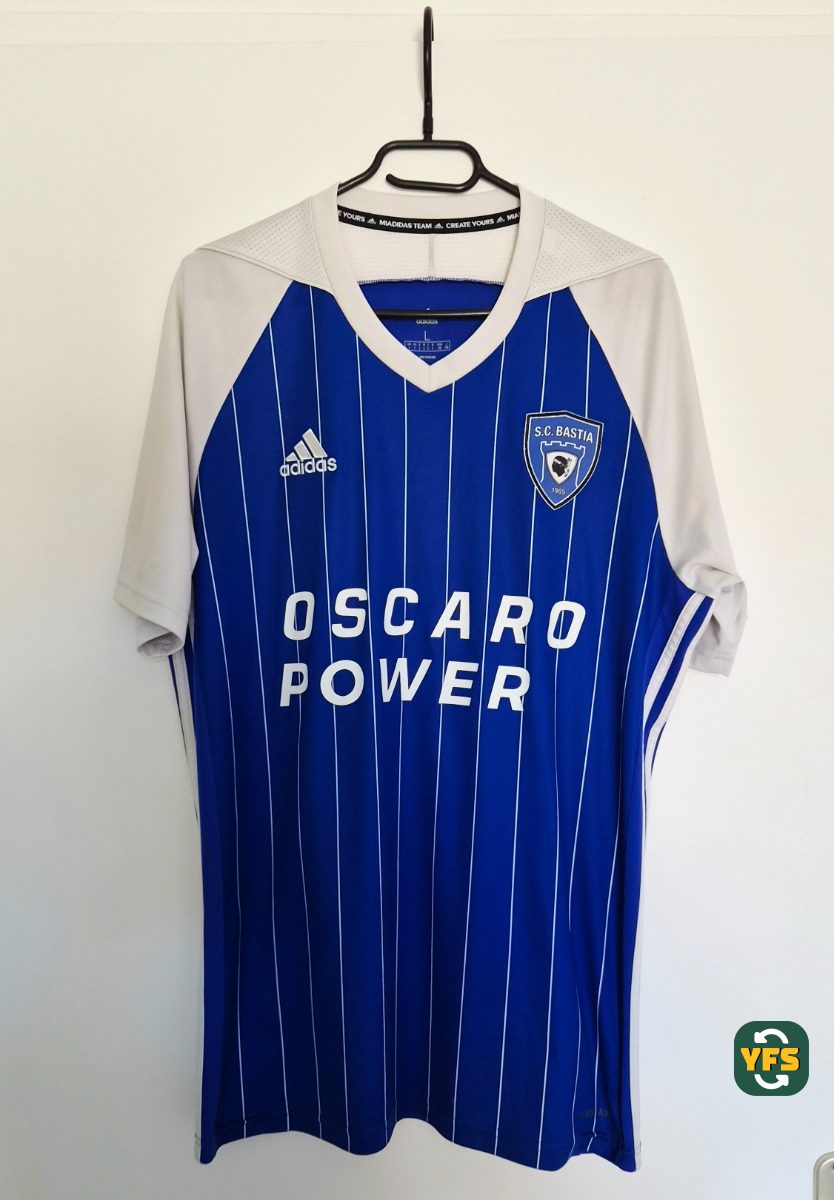 SC Bastia 2020-2021 Home Store Version Adidas - YourFootballShirt