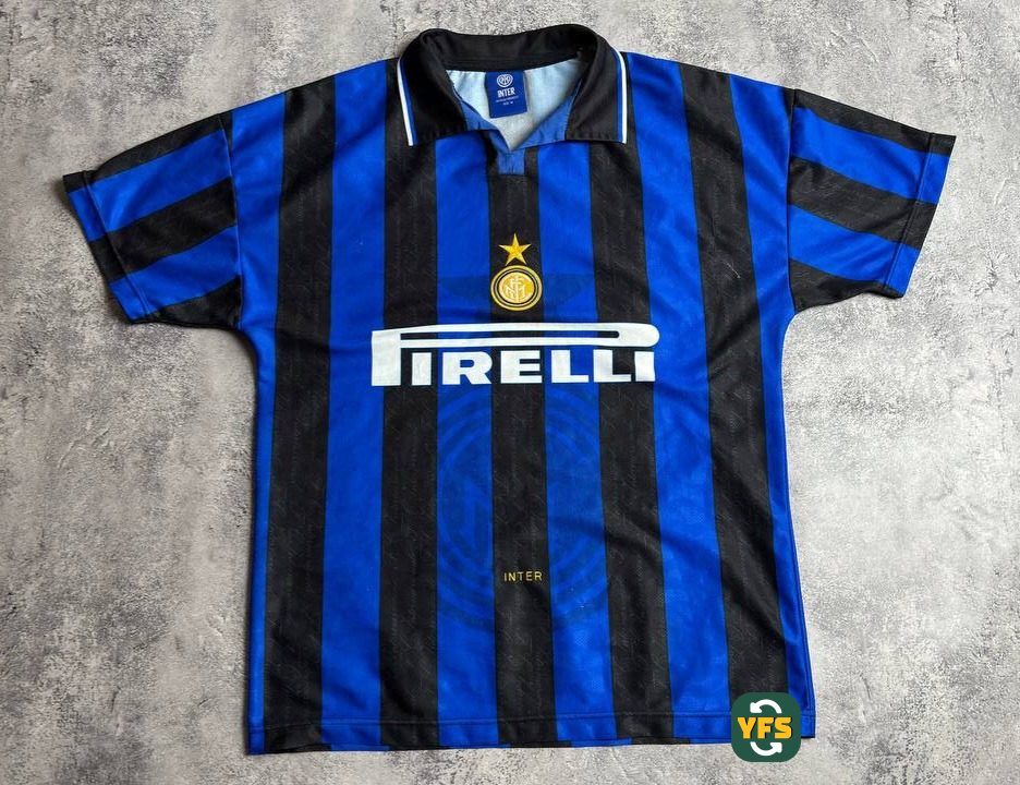 Inter Milan 1996-1997 Home Store Version Retro Inter - YourFootballShirt - Photo 1