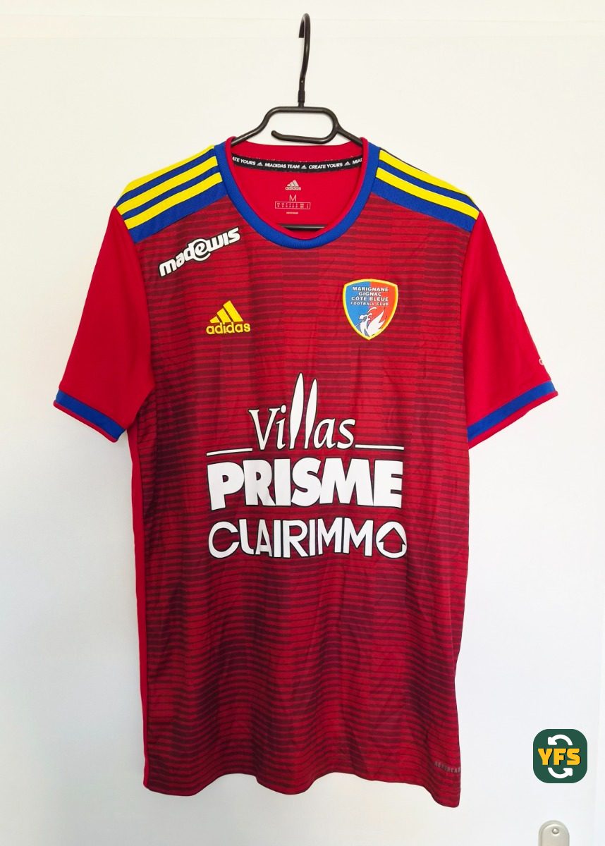 Marignane-Gignac 2022-2023 Third Match Worn Adidas - YourFootballShirt - Photo 1