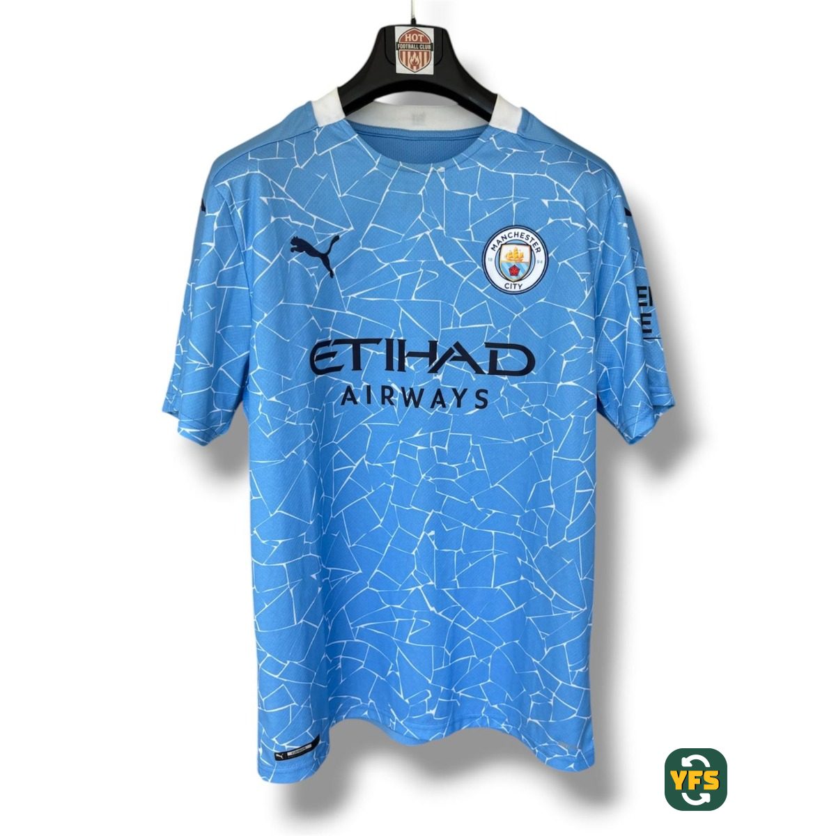Manchester City 2020-2021 Home Store Version Puma - YourFootballShirt - Photo 1