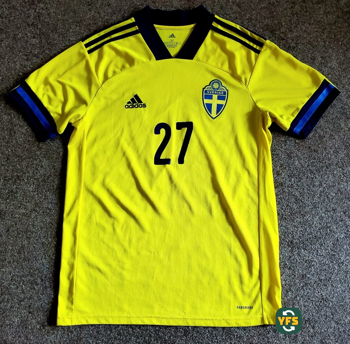Sweden 2020-2021 Home Adam Boqvist #27
