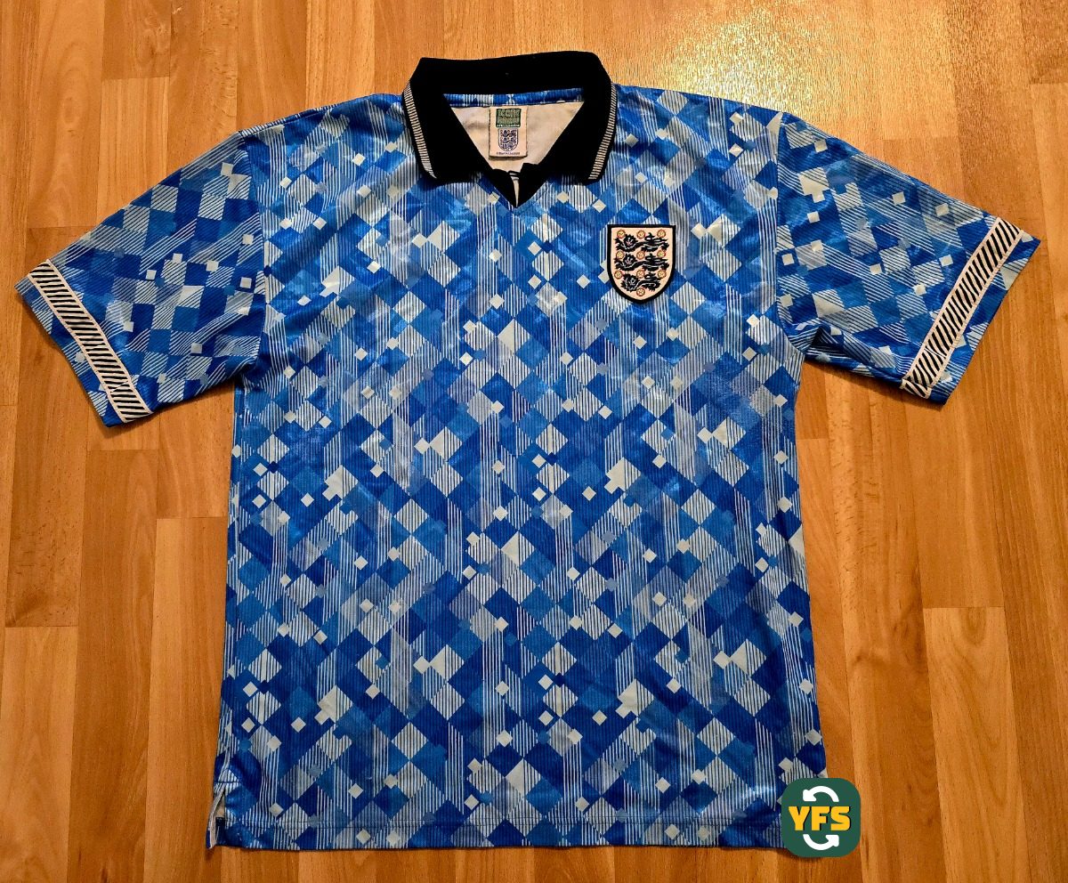 England 1990-1991 Away Store Version Score draw - YourFootballShirt - Photo 1