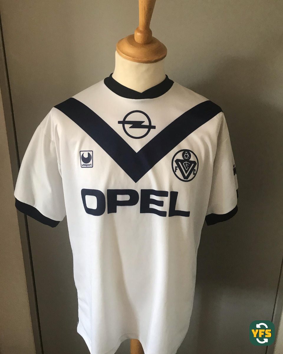 Girondins de Bordeaux 1990-1991 Away Pro Version Uhlsport - YourFootballShirt - Photo 1