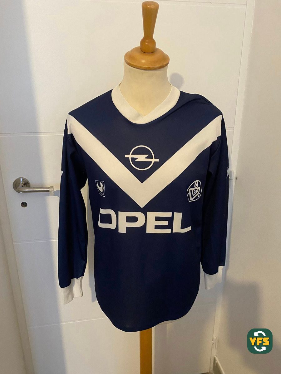 Girondins de Bordeaux 1990-1991 Home Match Worn Uhlsport - YourFootballShirt - Photo 1