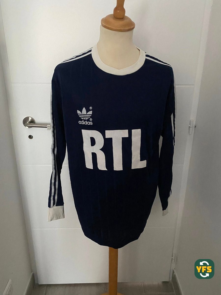Girondins de Bordeaux 1990-1991 Home Match Worn Adidas - YourFootballShirt - Photo 1