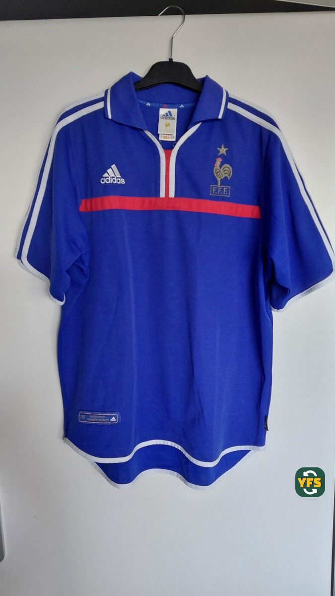 France 2000-2001 Home Store Version Adidas - YourFootballShirt