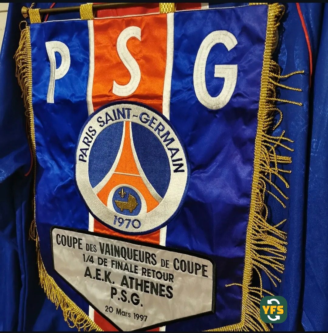 PSG 1996-1997 Home Match Worn PSG RETRO - YourFootballShirt - Photo 1