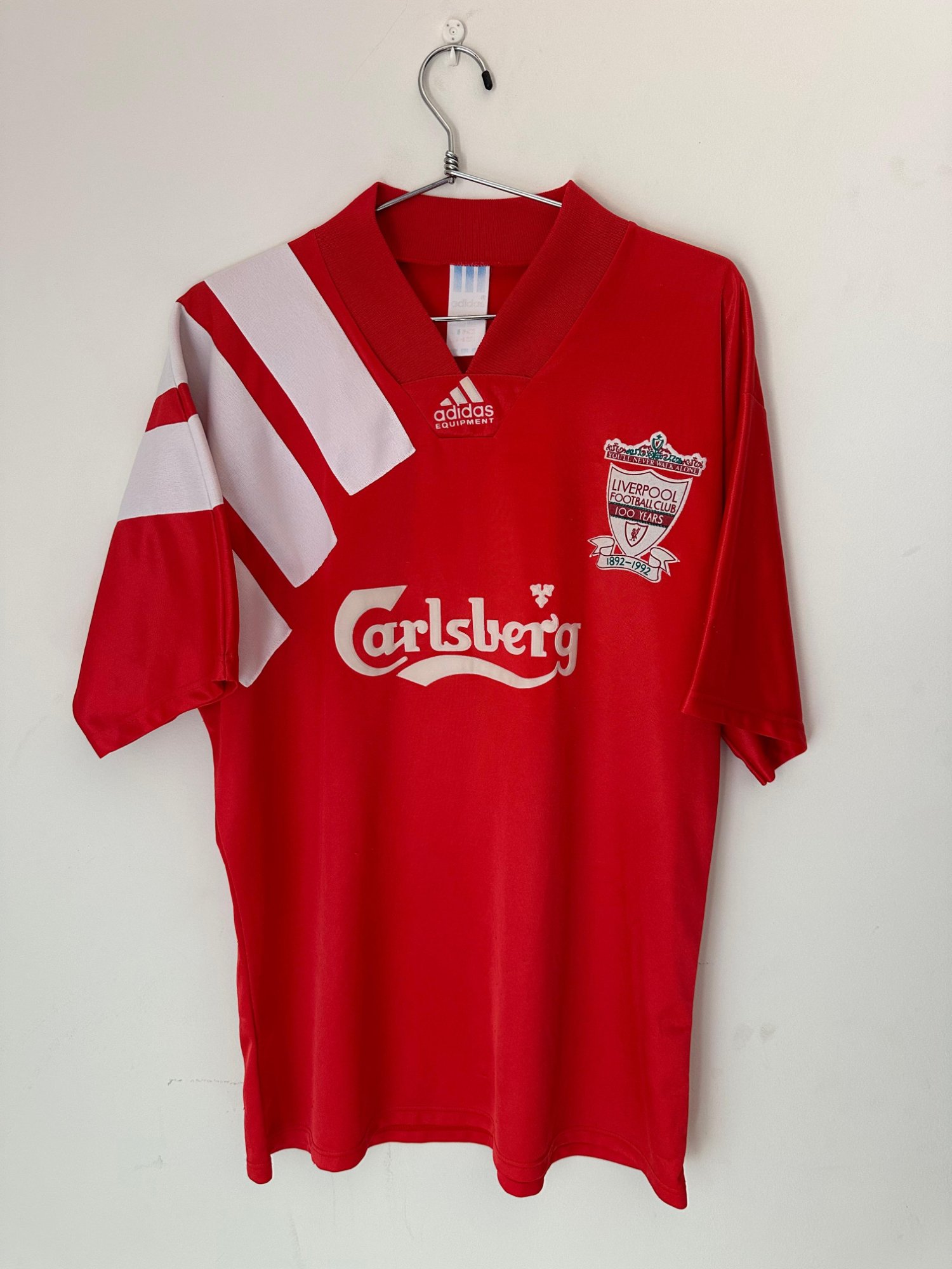Liverpool 1992-1993 Home Store Version Adidas - YourFootballShirt - Photo 1