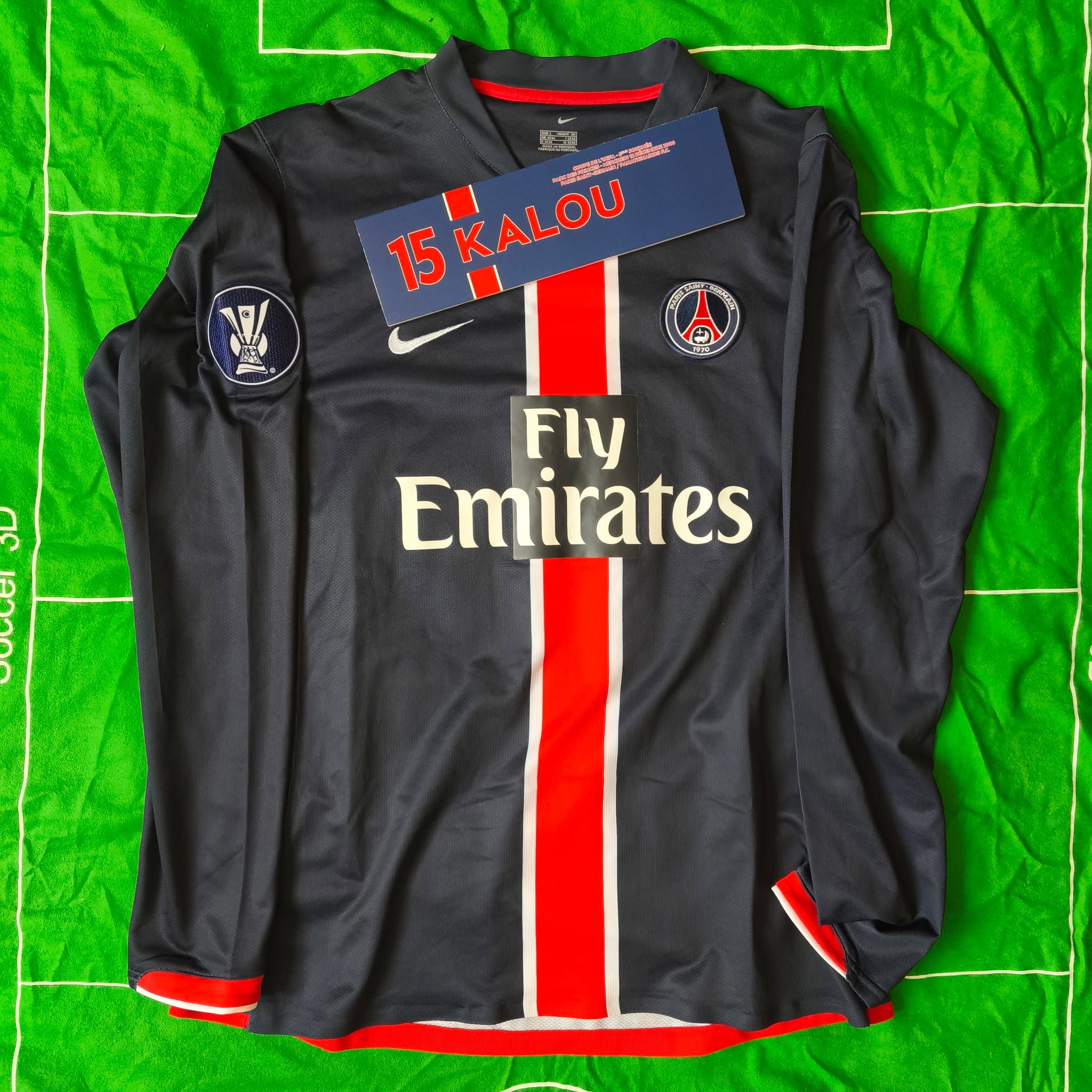 PSG 2006-2007 Home Match Worn Nike - YourFootballShirt - Photo 1