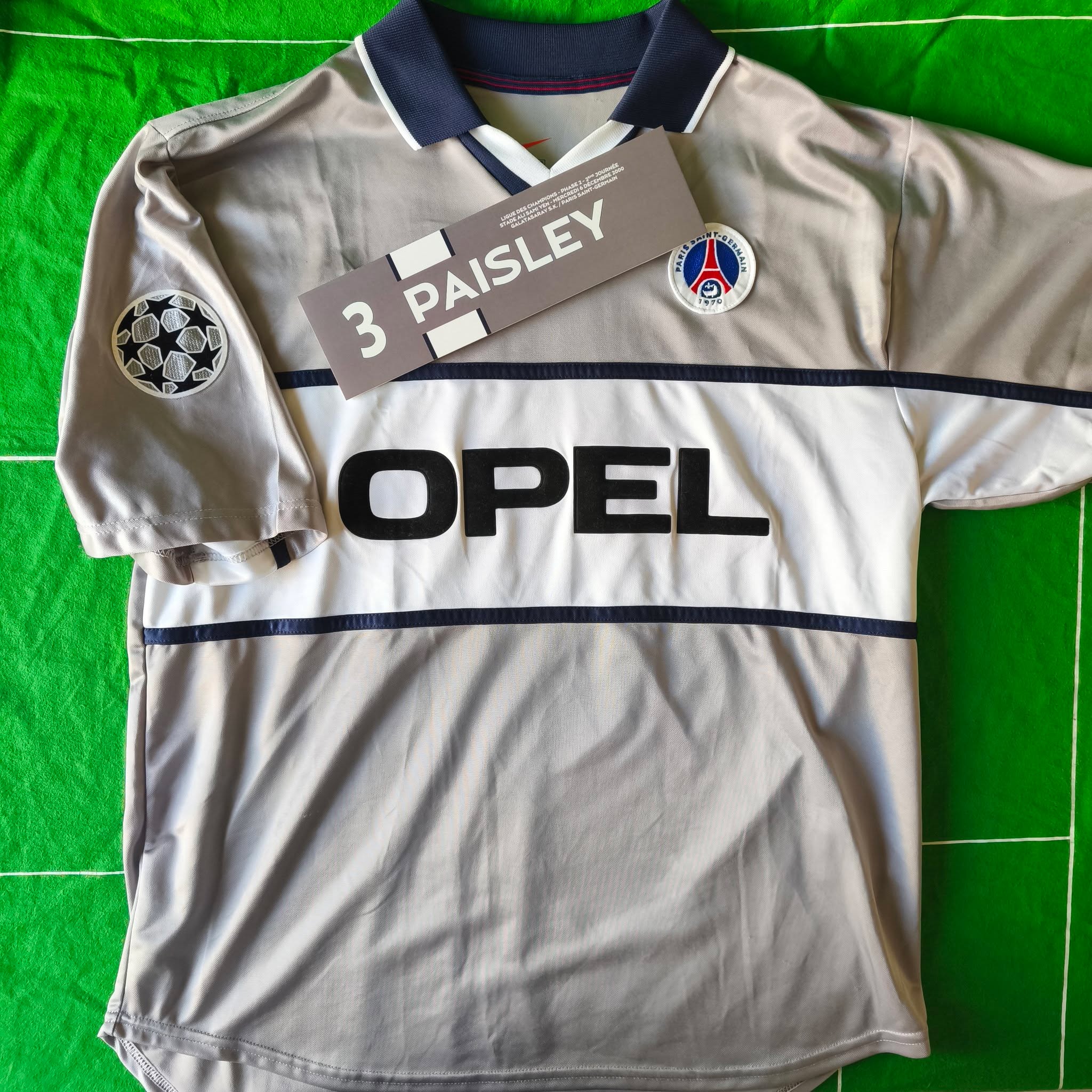 PSG 2000-2001 Away Issued Nike - YourFootballShirt - Photo 1