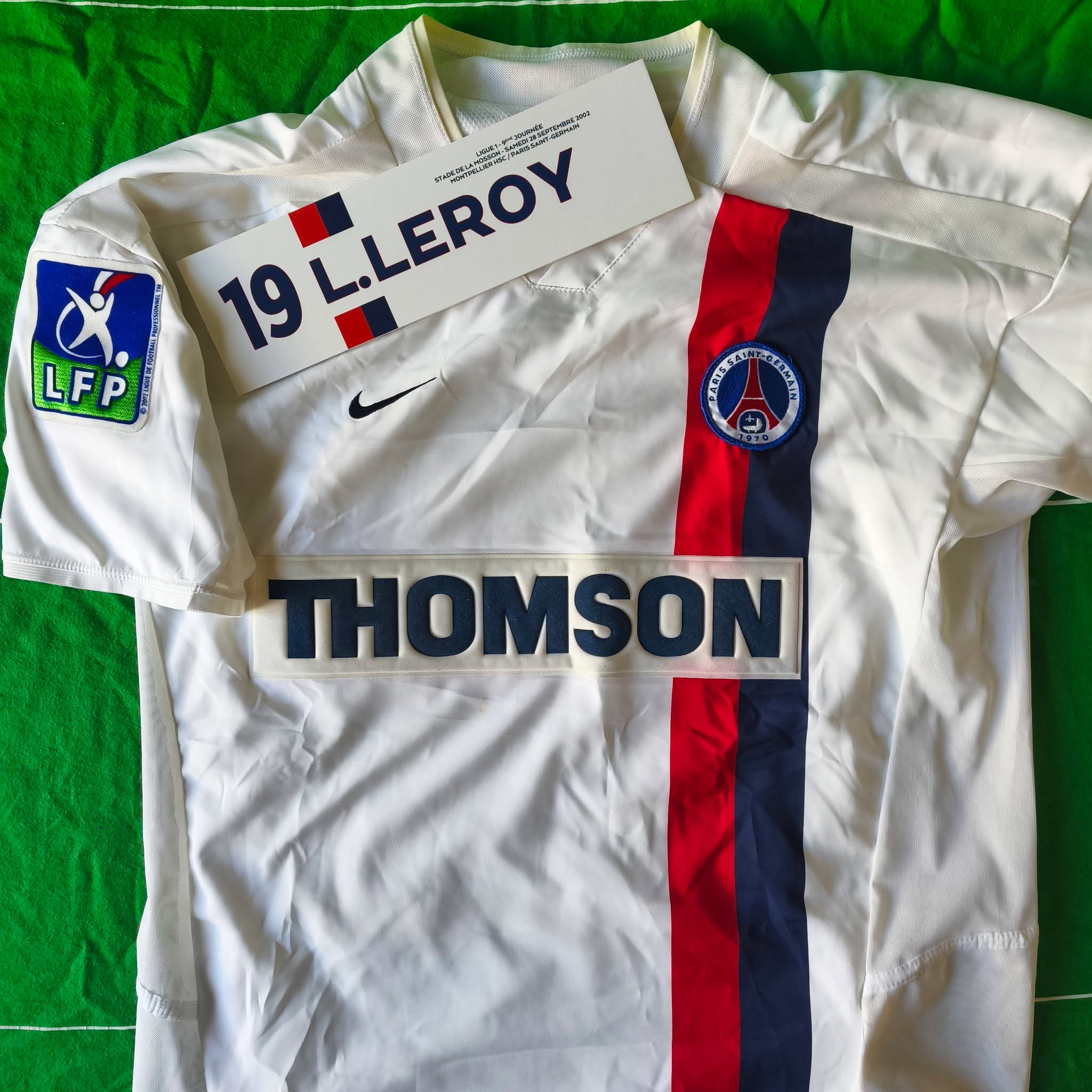 PSG 2002-2003 Away Issued Nike - YourFootballShirt - Photo 1