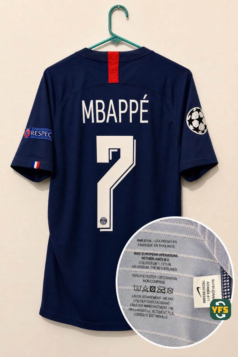 PSG 2019-2020 Home Mbappé #7