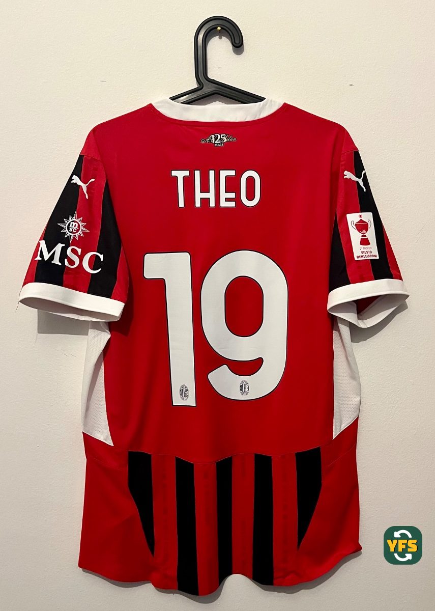 Milan AC 2024-2025 Home Theo Hernandez #19
