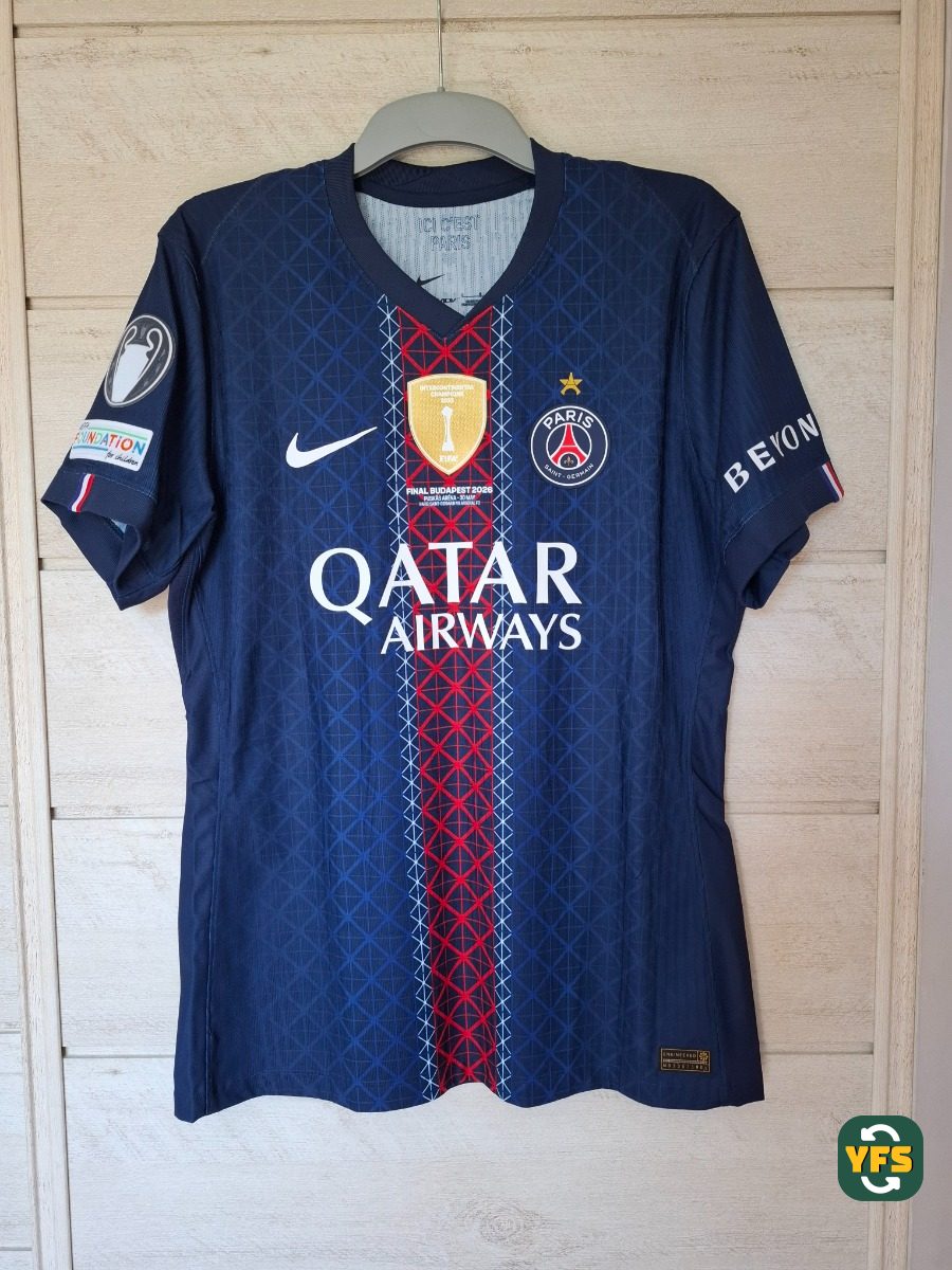 PSG 2025-2026 Home Issued Nike - YourFootballShirt - Photo 1