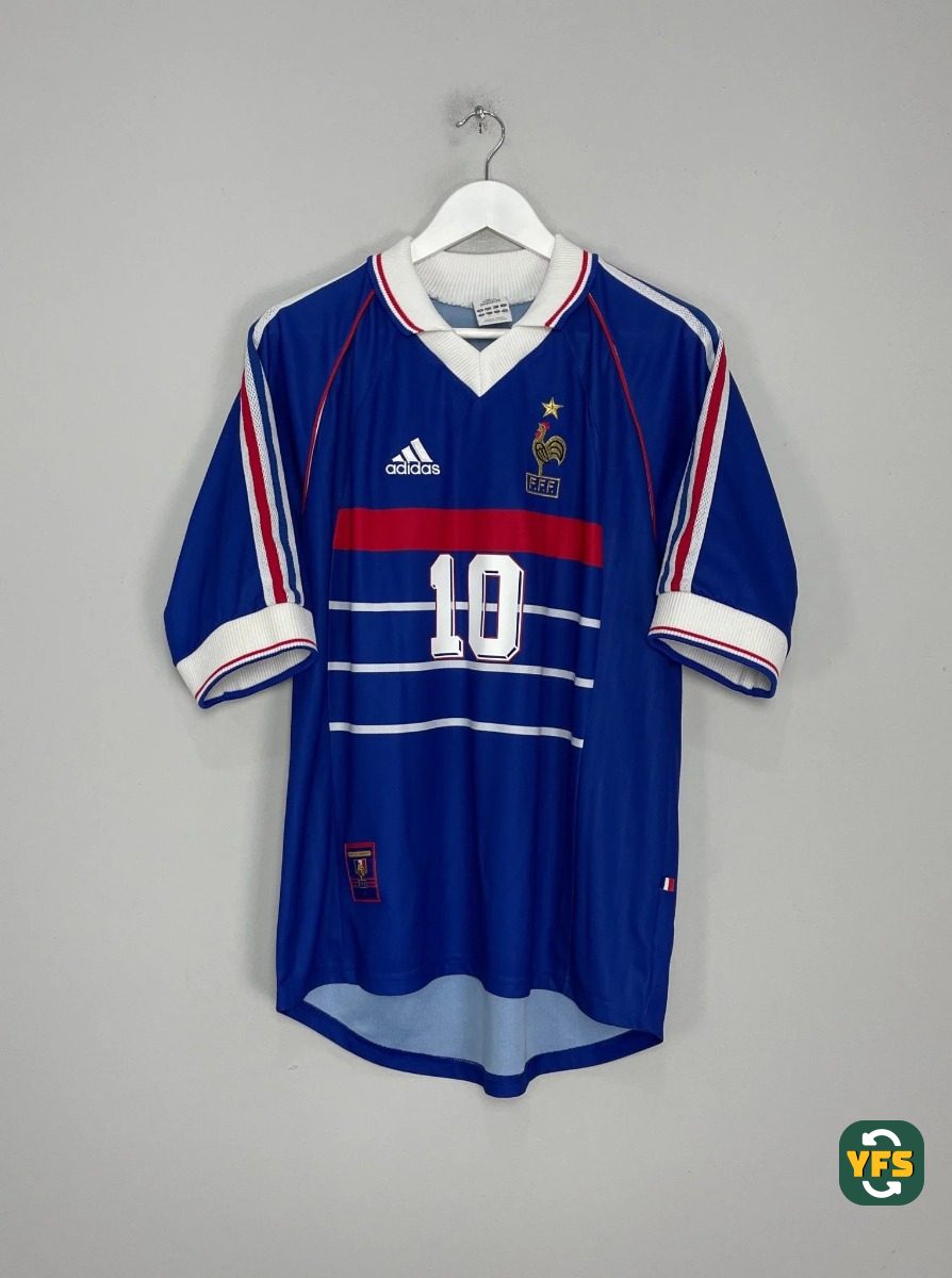 France 1998-1999 Home Store Version Adidas - YourFootballShirt - Photo 1