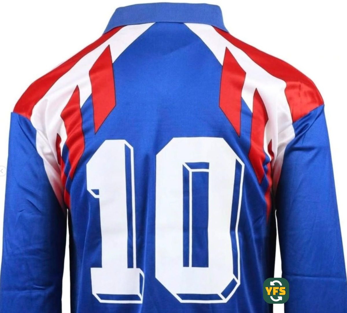 France 1991-1992 Home Issued Adidas - YourFootballShirt - Photo 1
