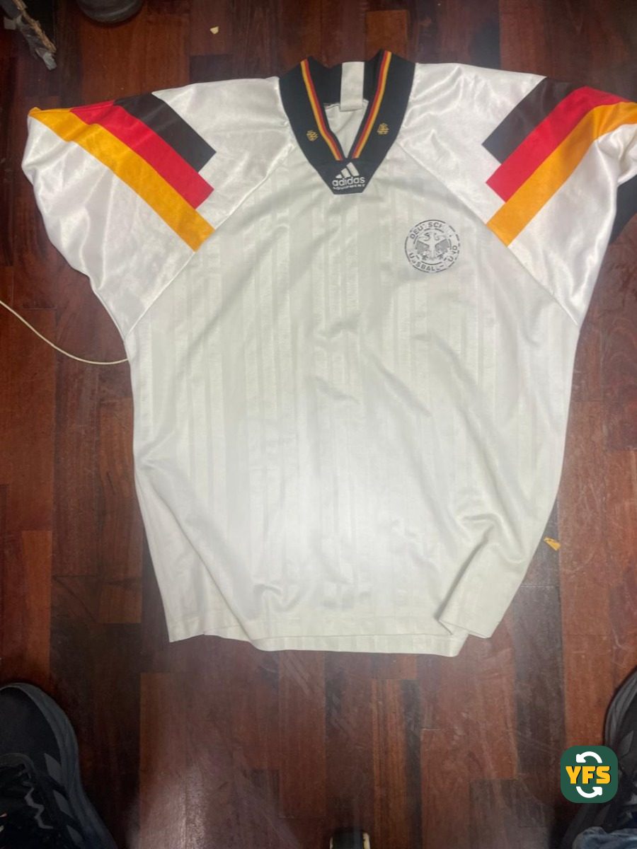 Germany 1992-1993 Home Adidas - YourFootballShirt - Photo 1