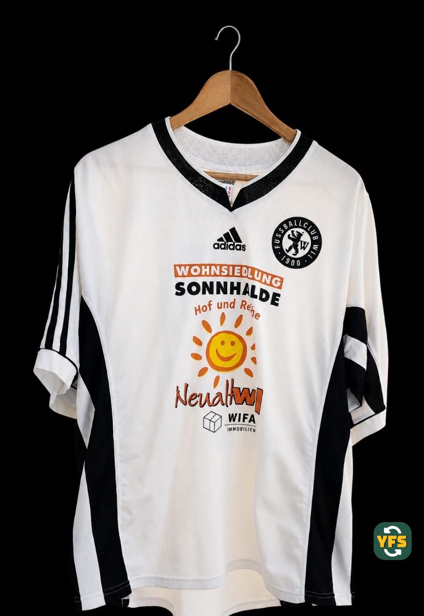 FC Wil 1999-2000 Home Pro Version Adidas - YourFootballShirt - Photo 1