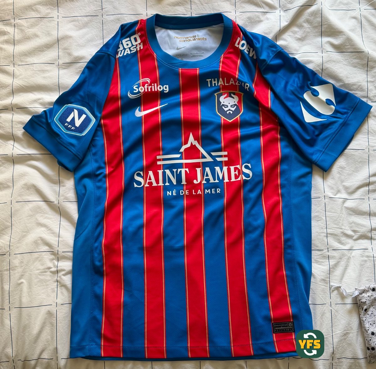 SM Caen 2025-2026 Home Issued Nike - YourFootballShirt - Photo 1